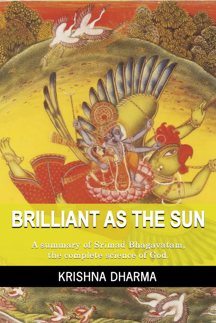 Cubierta del Nuevo Libro de Krishna Dharma prabhu