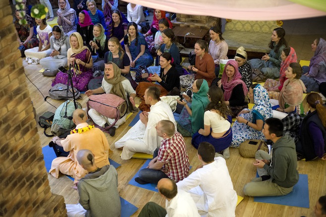 Los practicante de la Conciencia de Krishna en Rusia se estiman en unos 250.00 el país con mayor cantidad de fieles después de la India.