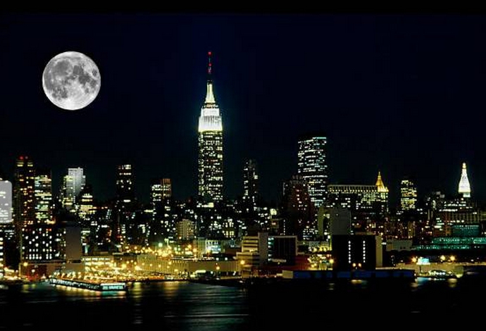 New York moon