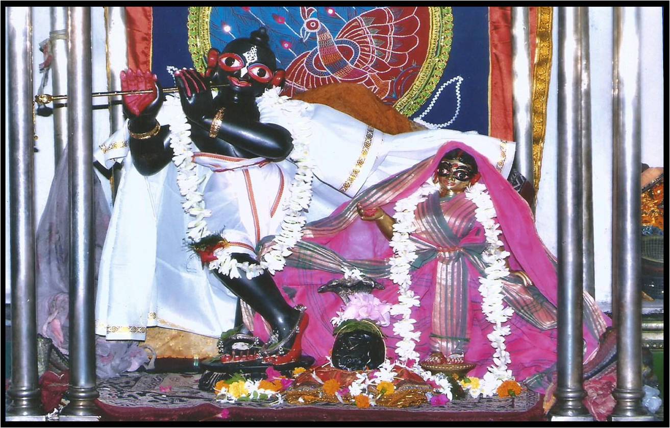 Las deidades de Radha Madhana Mohan que el padre de Srila Prabhupada solía visitar