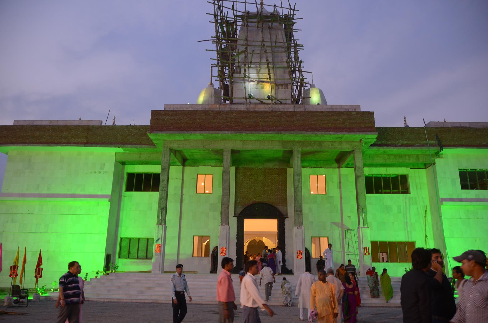 Aunque aún sin finalizar sus obras, Kanpur, es el segundo templo de ISKCON más grande del Mundo