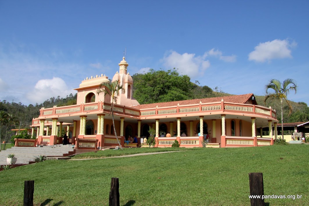The beautiful Vedic Temple at Nova Gokula